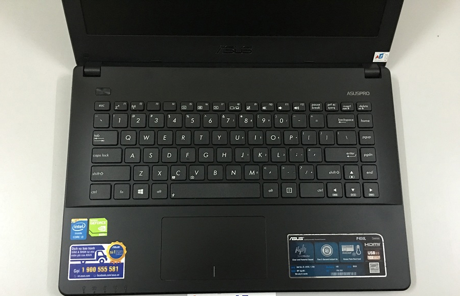 Laptop Asus p450L i3 4010u ram 6g ssd 120G